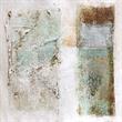 White Turning Rust II, Mischtechnik auf Aquarellkarton, 40 x 20 cm 